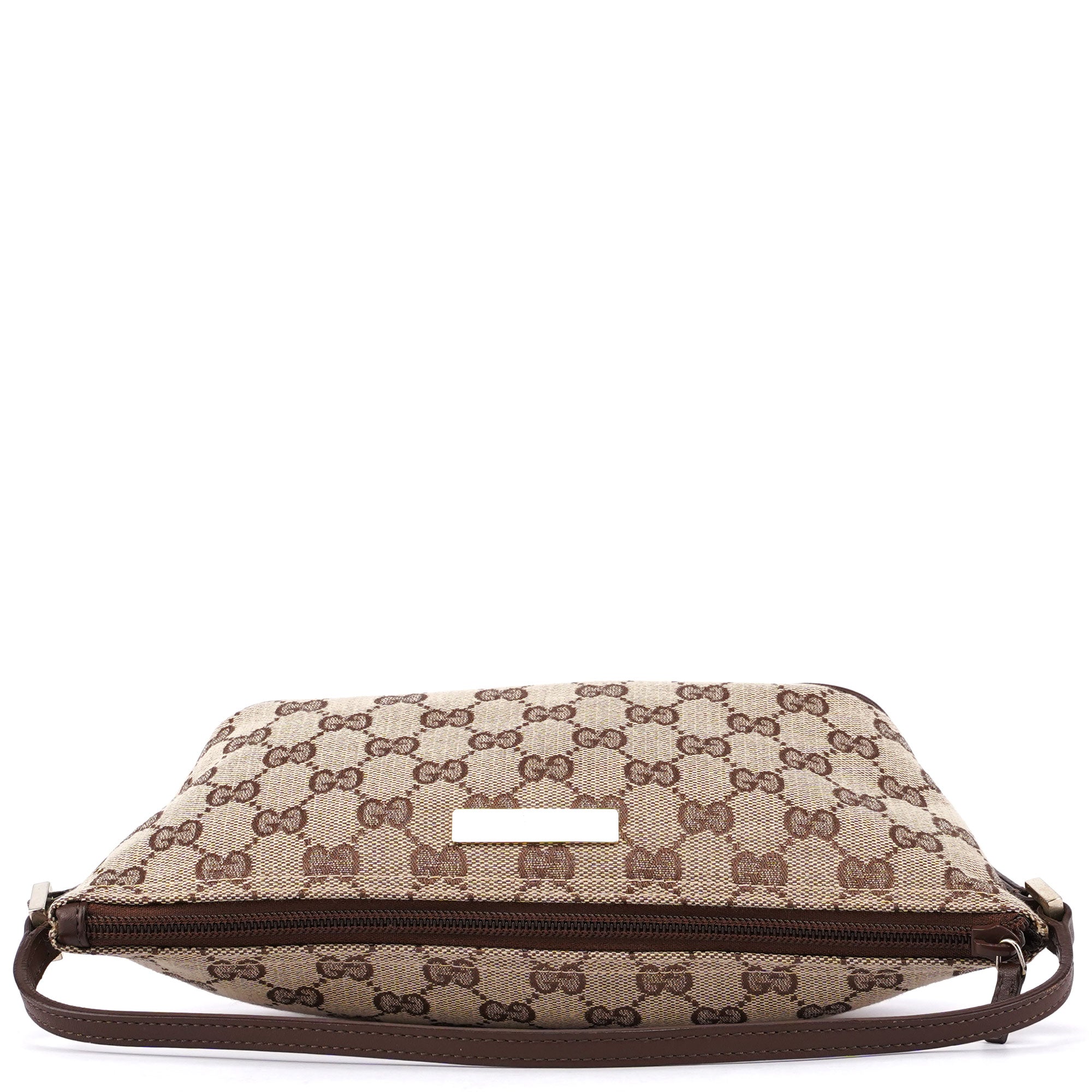 0391103 Beige Brown GG Boat Pochette