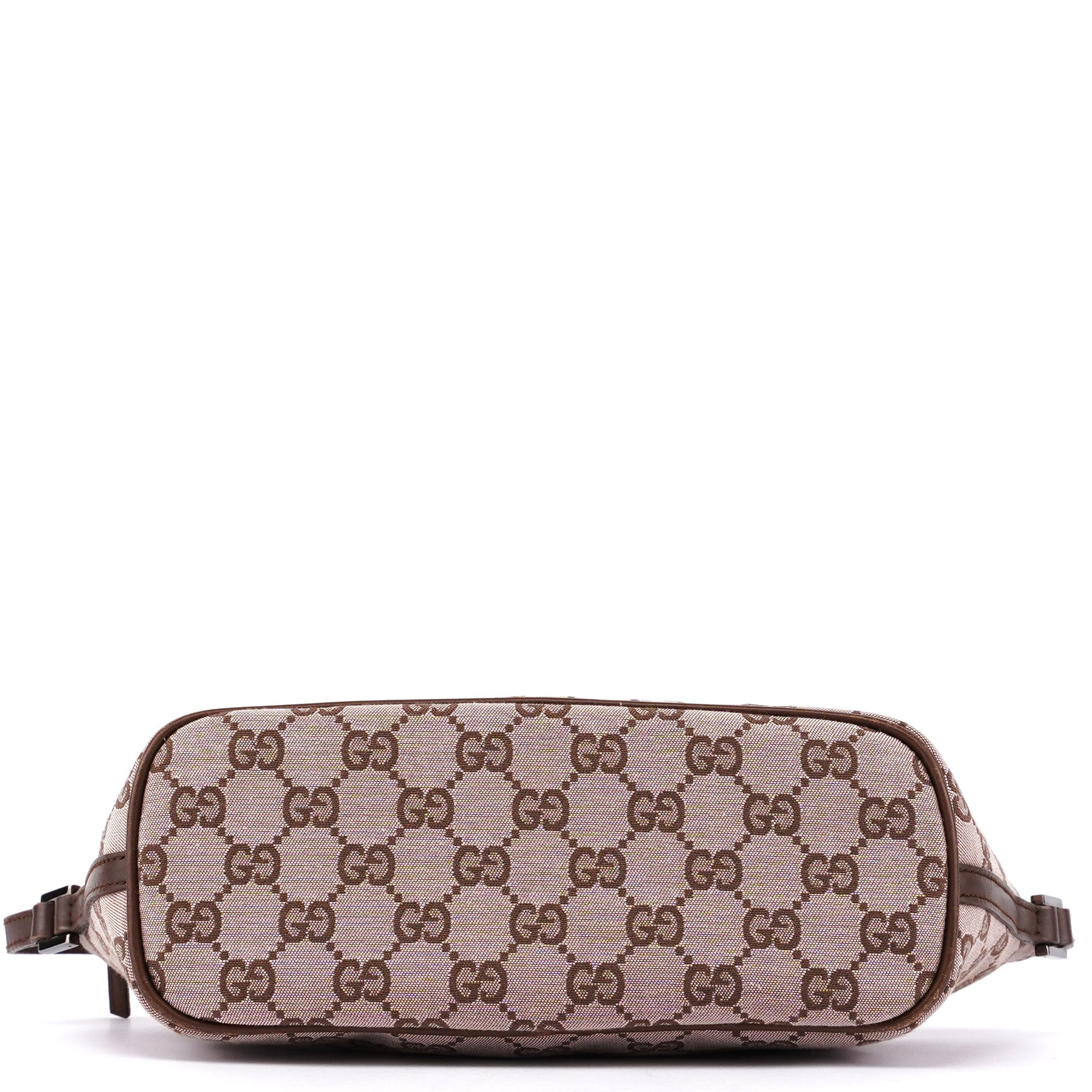 0391103 Beige Brown GG Boat Pochette