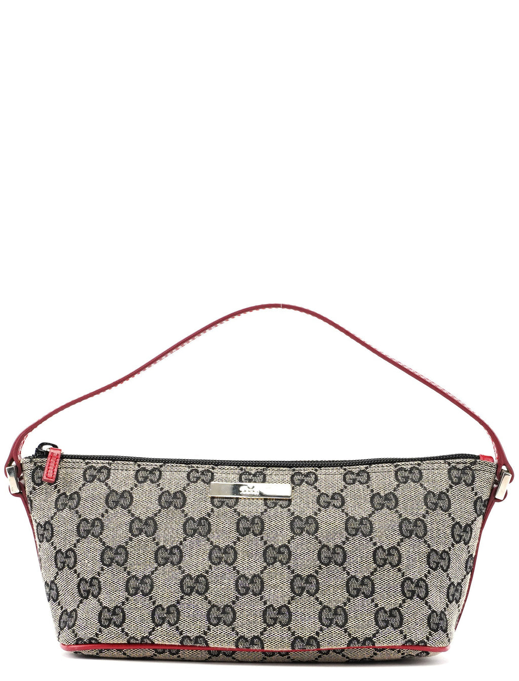 0391103 Beige Red GG Boat Pochette