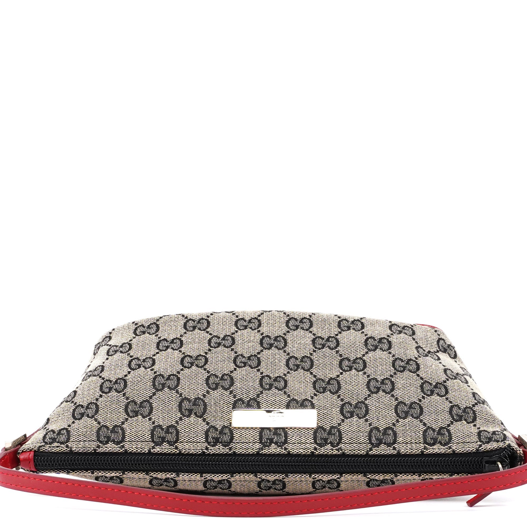 0391103 Beige Red GG Boat Pochette