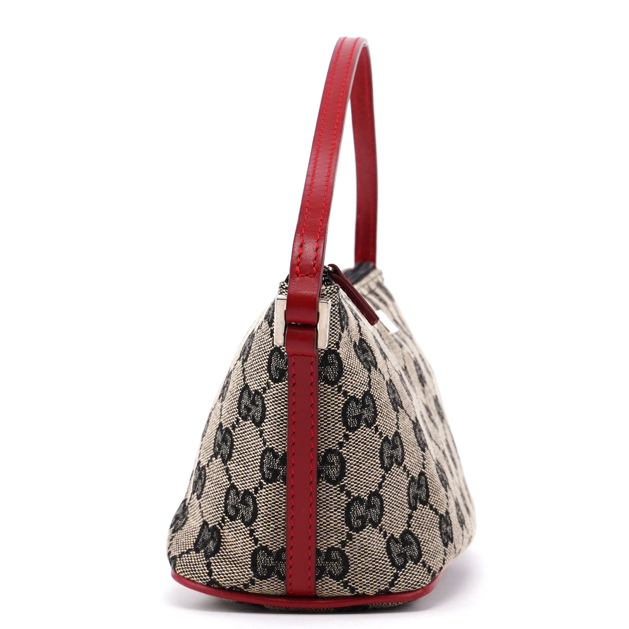 0391103 Beige Red GG Boat Pochette