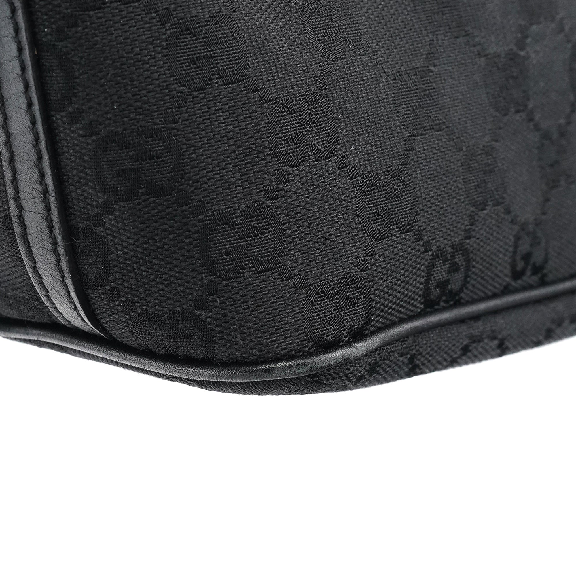07109 Black GG Boat Pochette