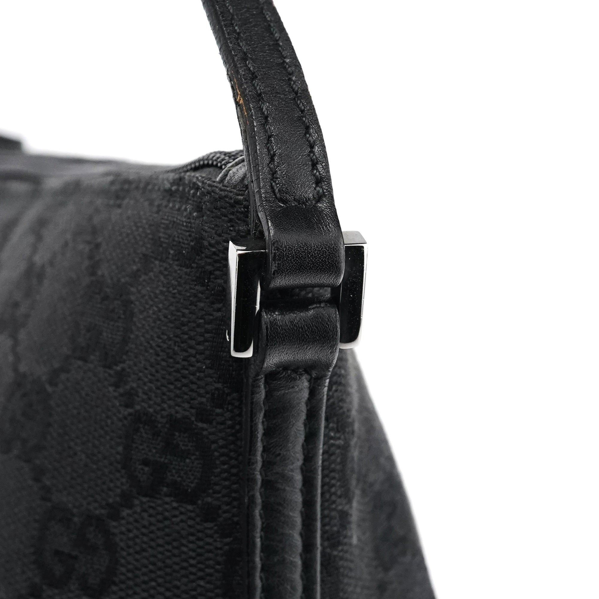 07109 Black GG Boat Pochette