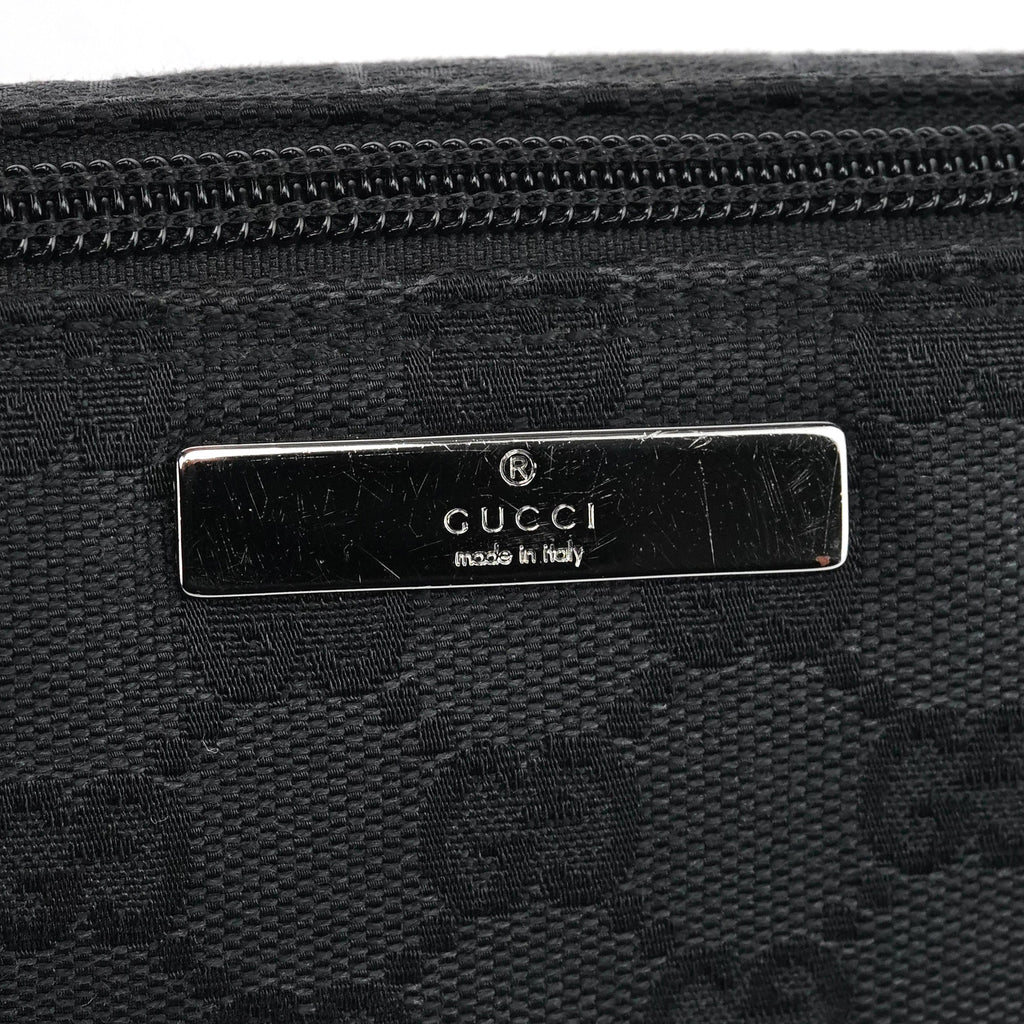 07109 Black GG Boat Pochette