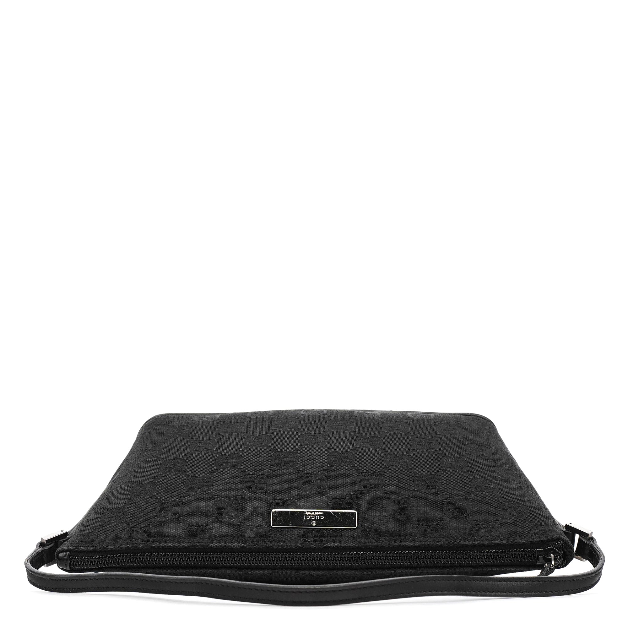 07109 Black GG Boat Pochette