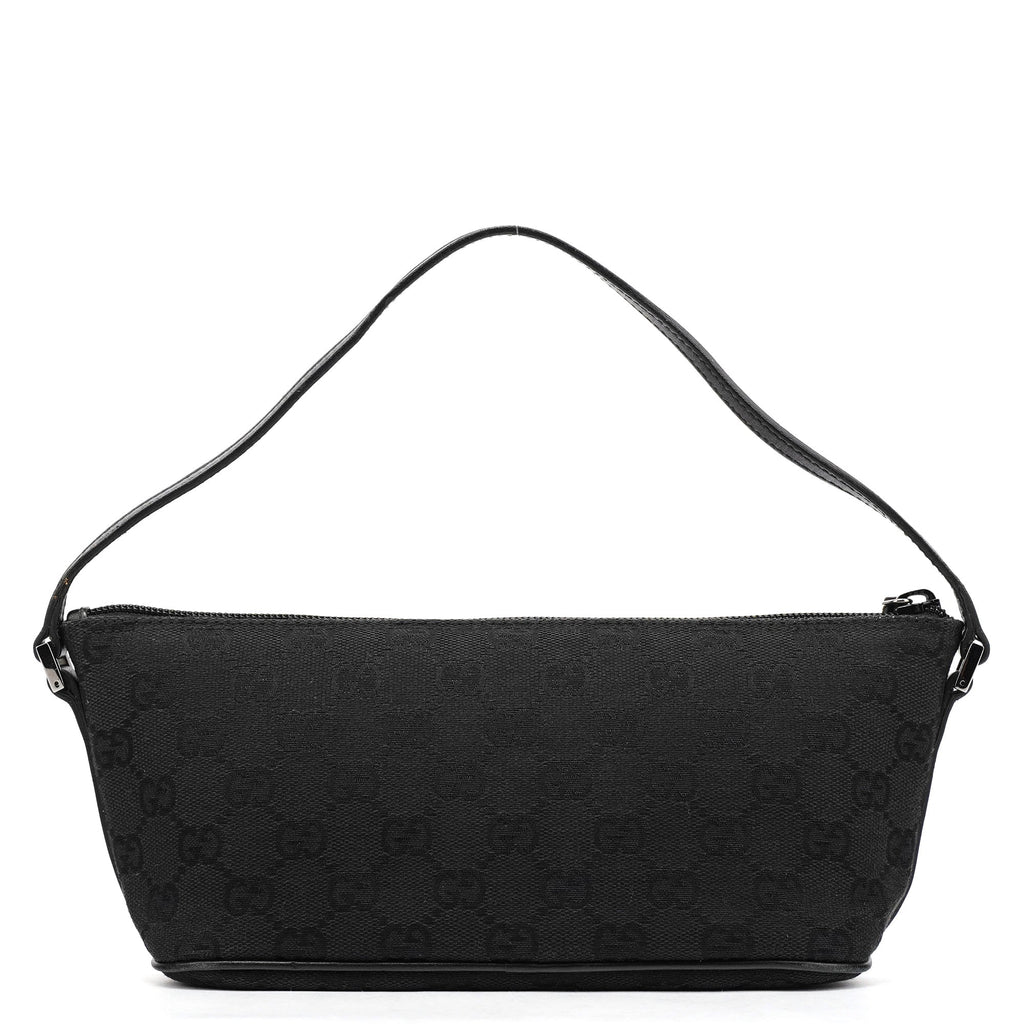 07109 Black GG Boat Pochette