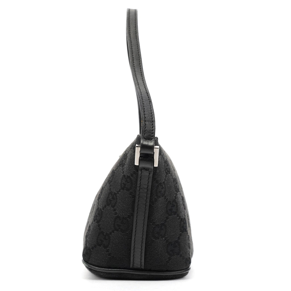 07109 Black GG Boat Pochette