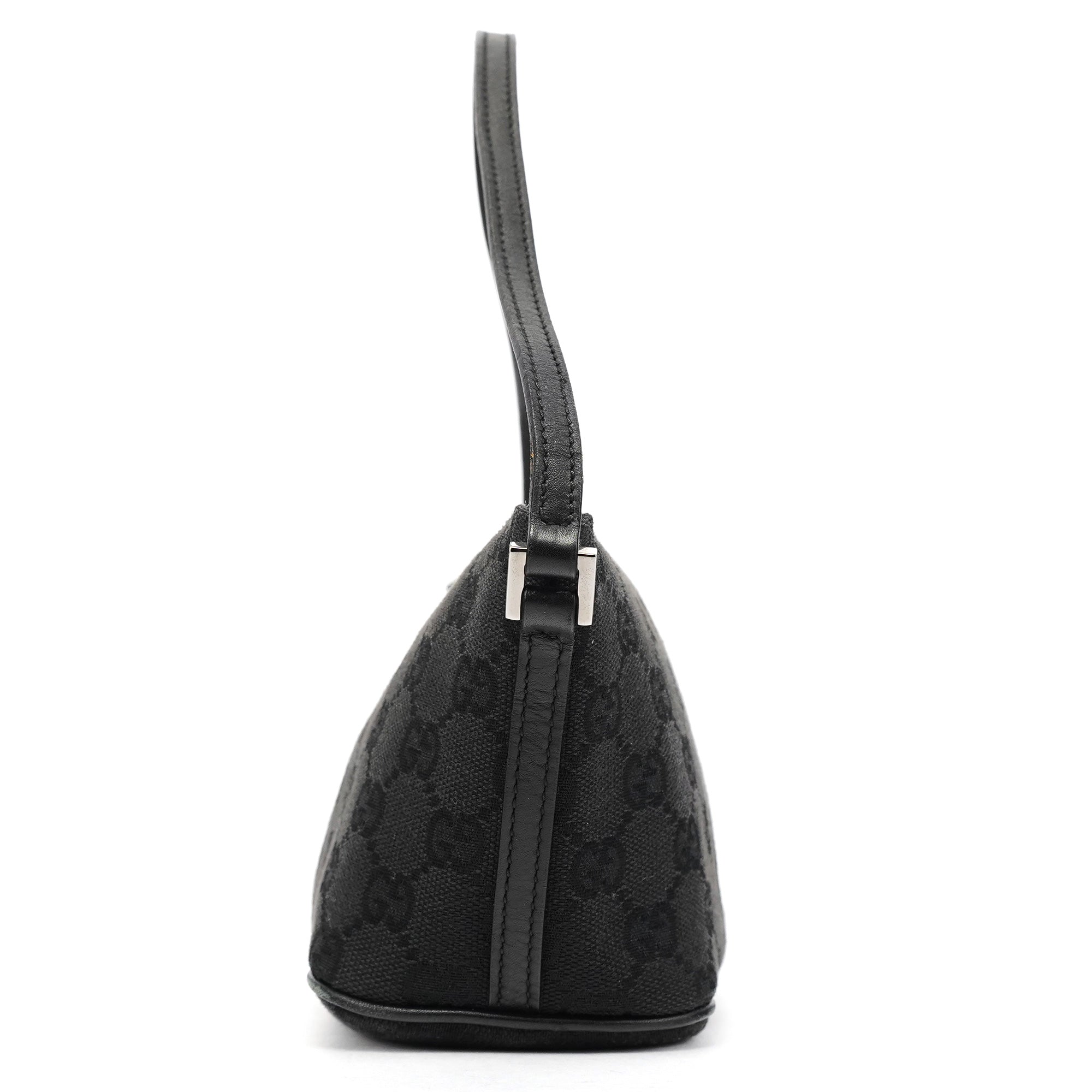 07109 Black GG Boat Pochette