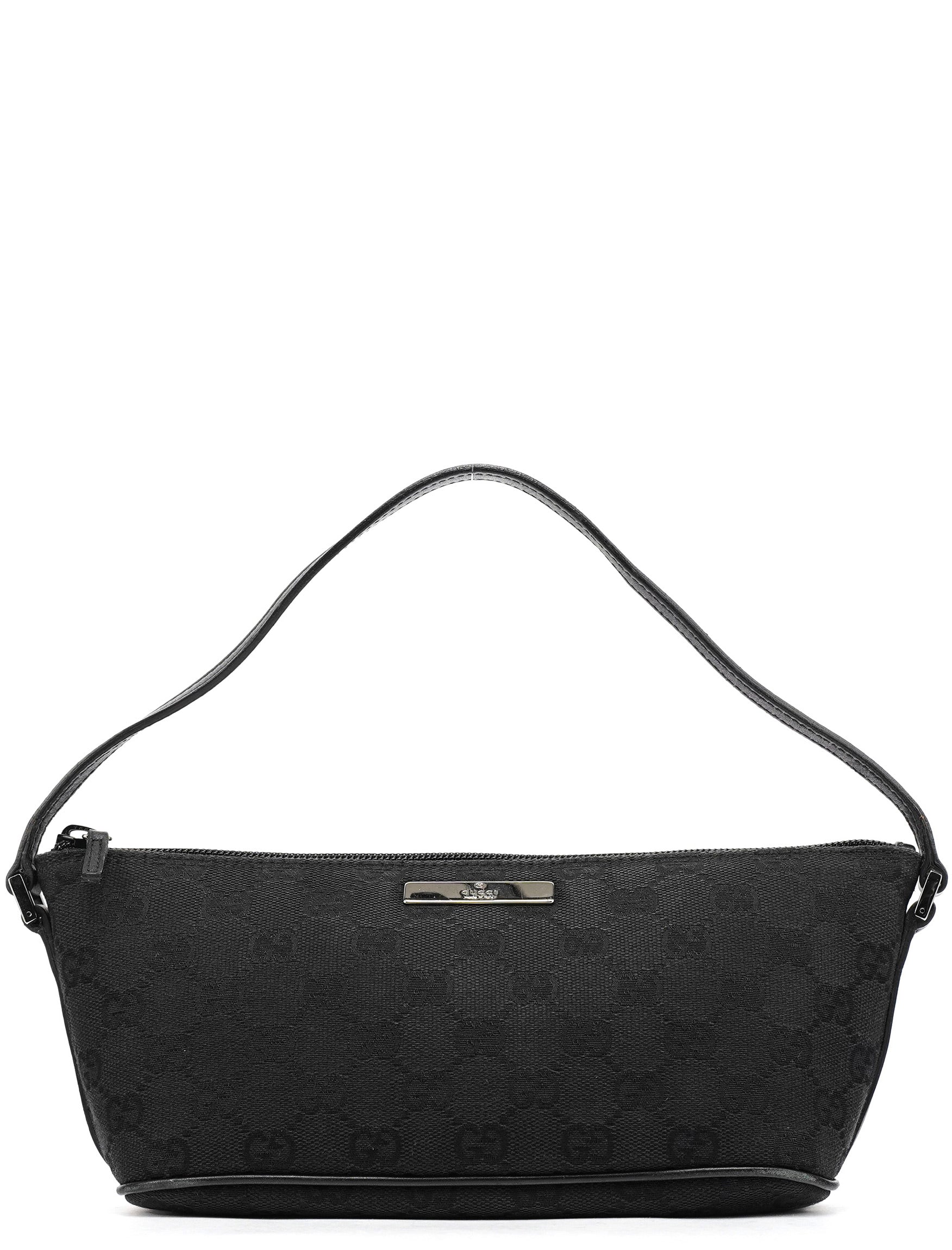 07109 Black GG Boat Pochette