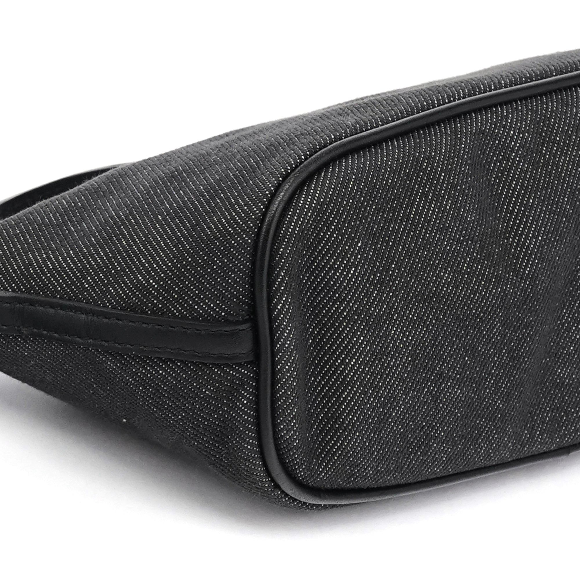 07198 Anthracite Canvas Boat Pochette