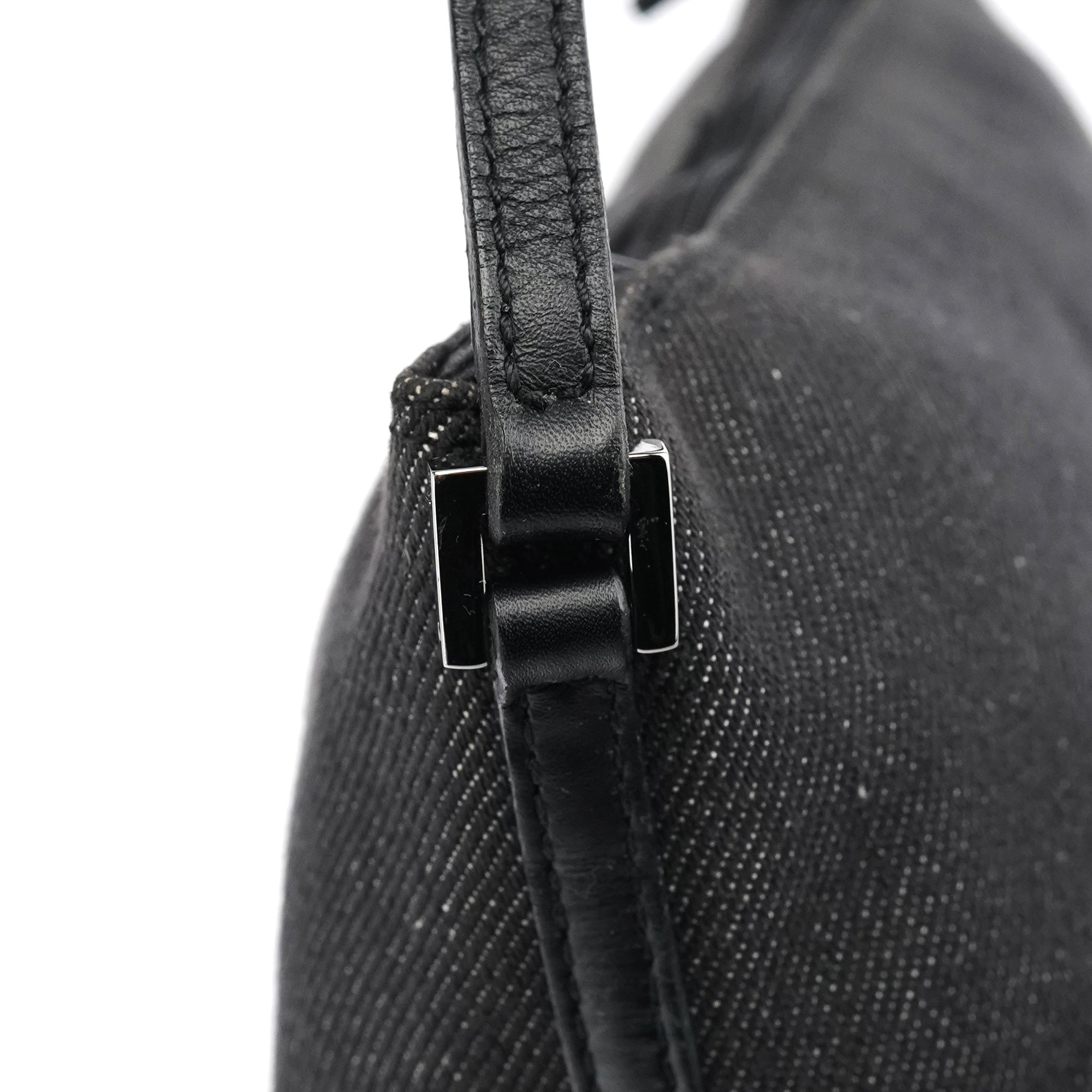 07198 Anthracite Canvas Boat Pochette
