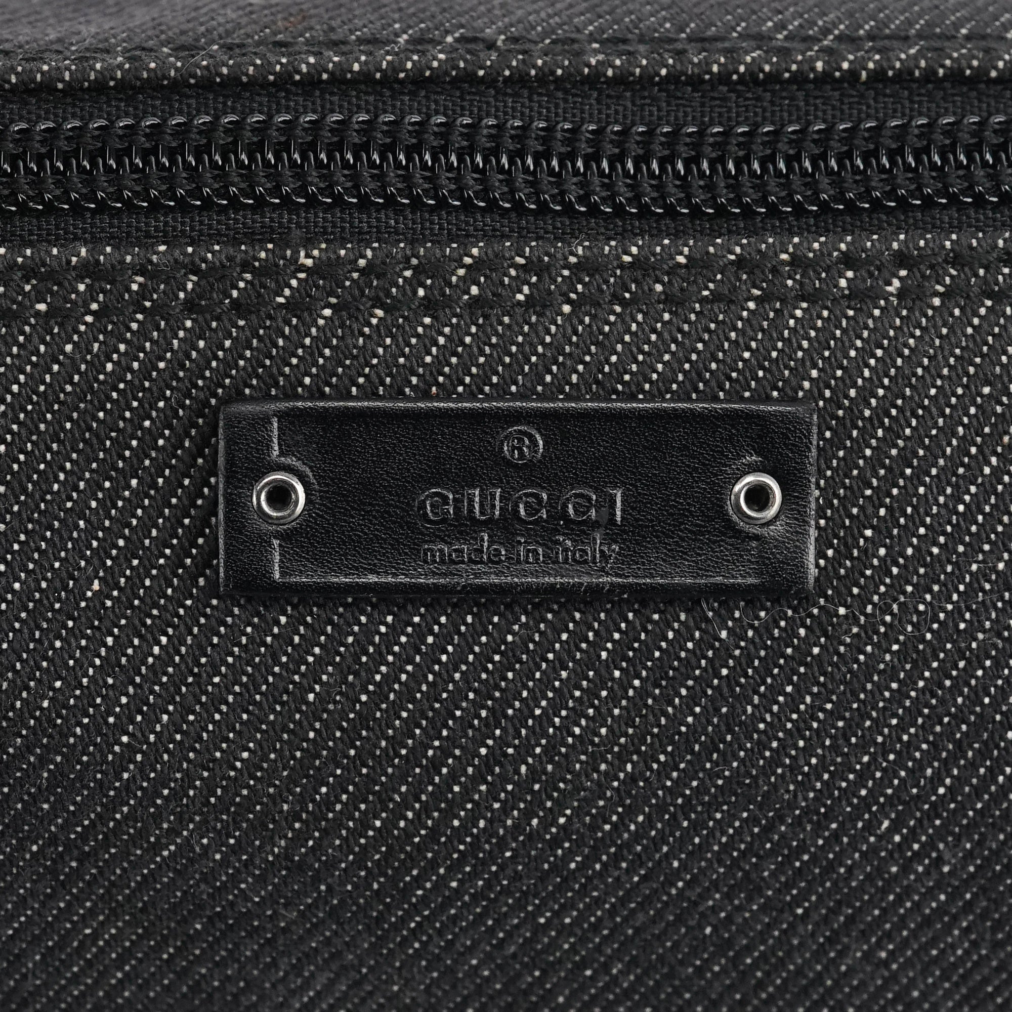 07198 Anthracite Canvas Boat Pochette