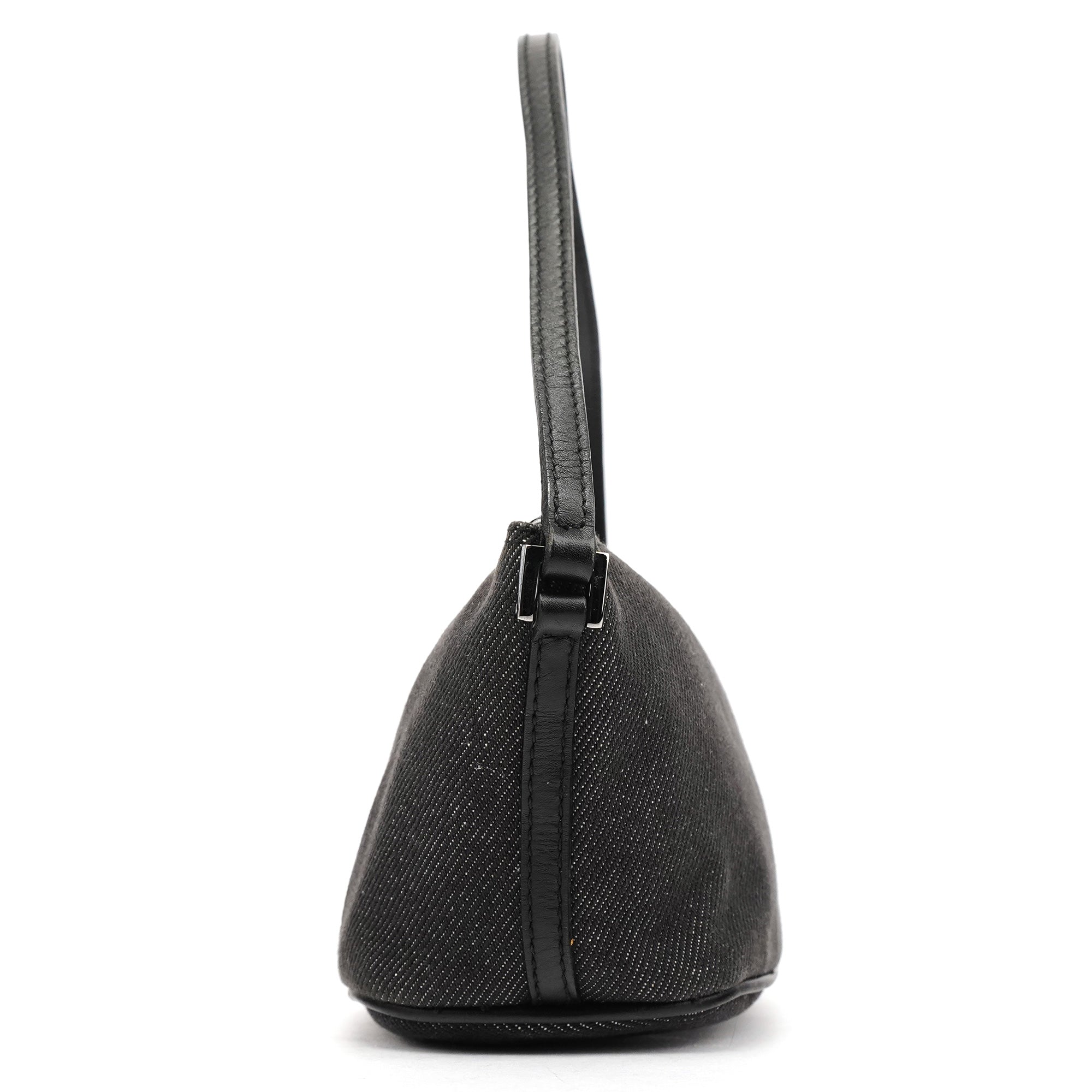 07198 Anthracite Canvas Boat Pochette