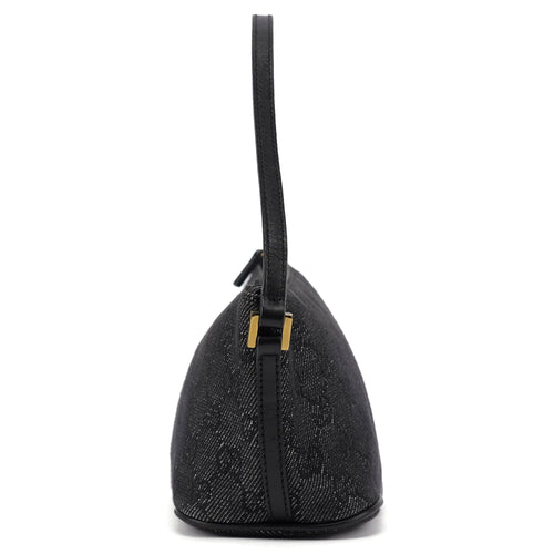 07198 Anthracite Denim GG Boat Pochette