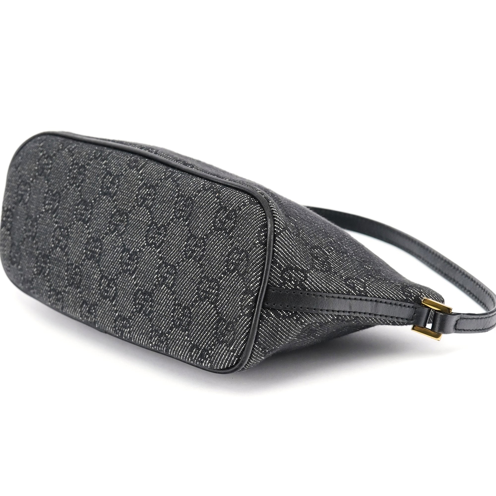 07198 Anthracite Denim GG Boat Pochette