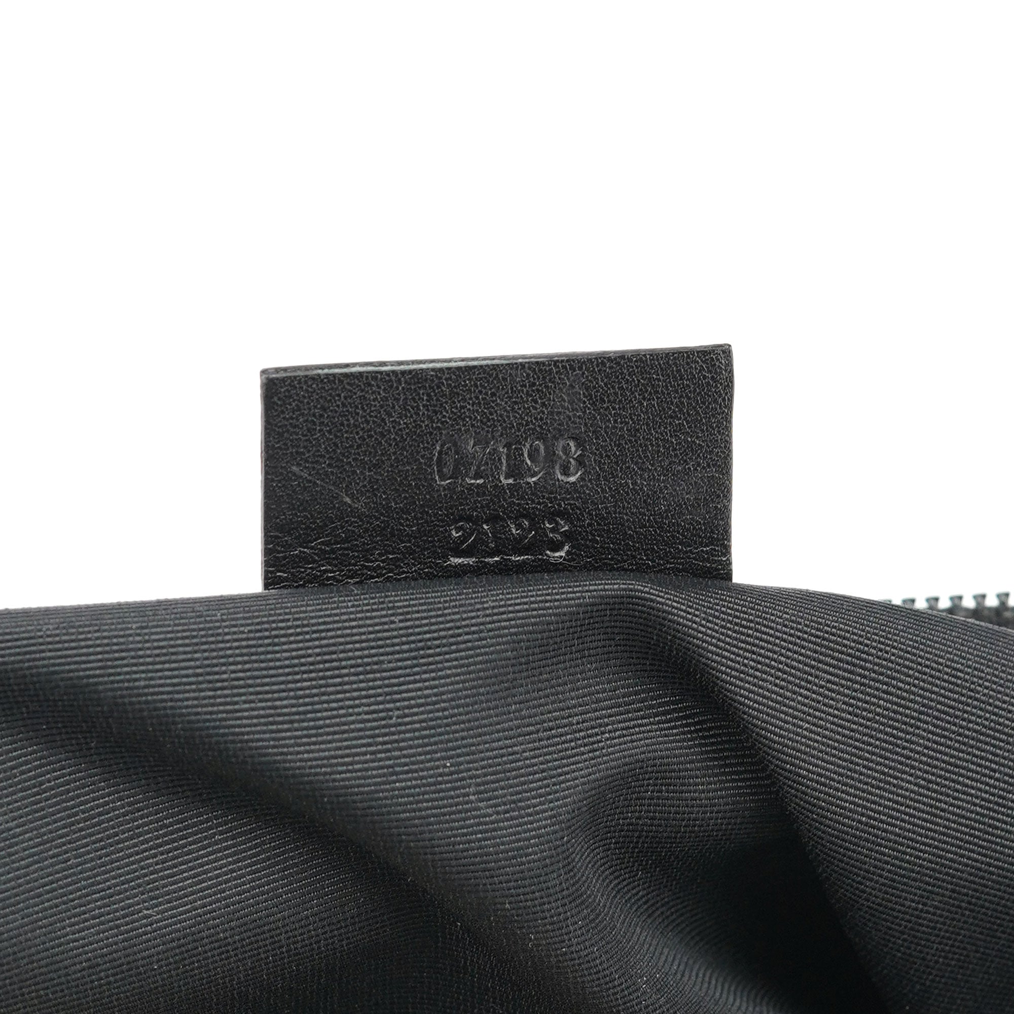 07198 Anthracite Denim GG Boat Pochette