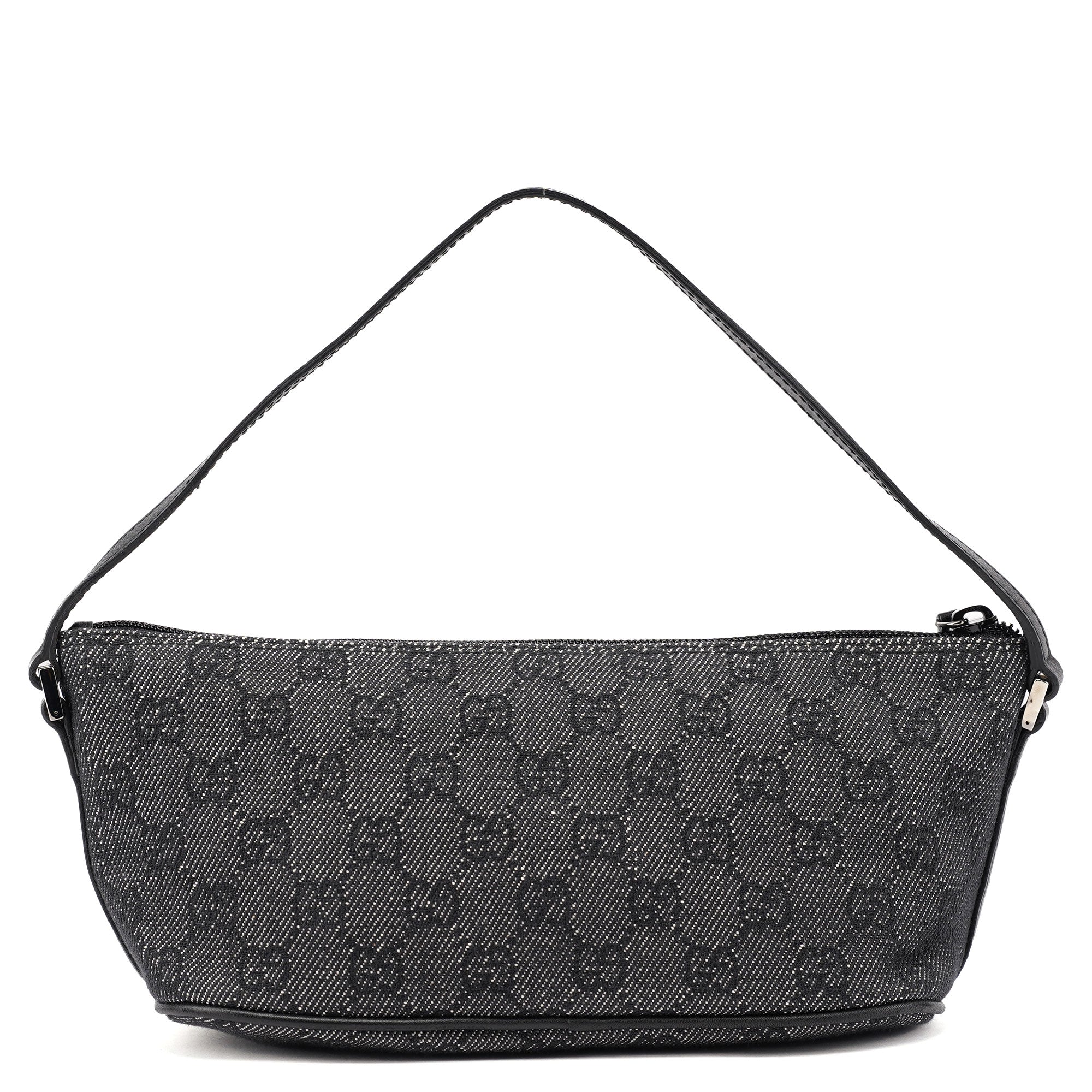 07198 Anthracite Denim GG Boat Pochette