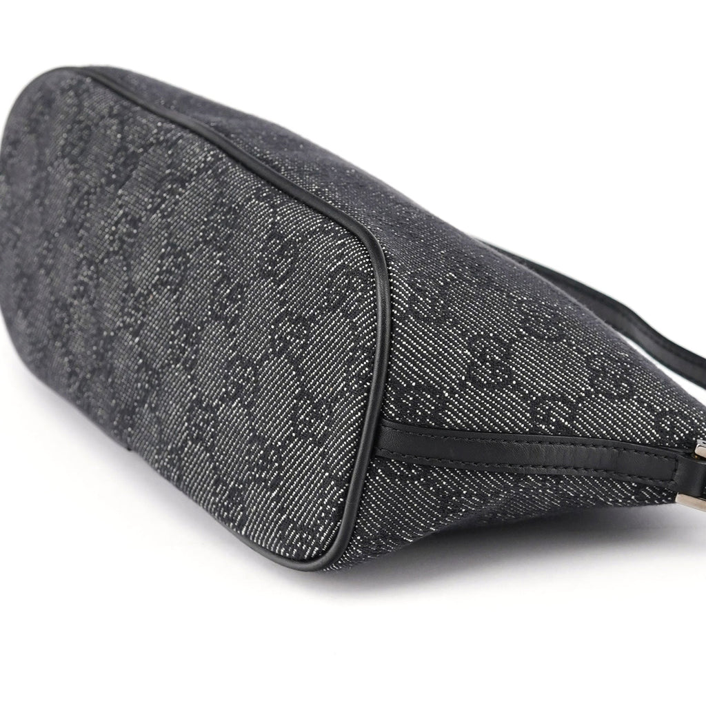 07198 Anthracite Denim GG Boat Pochette