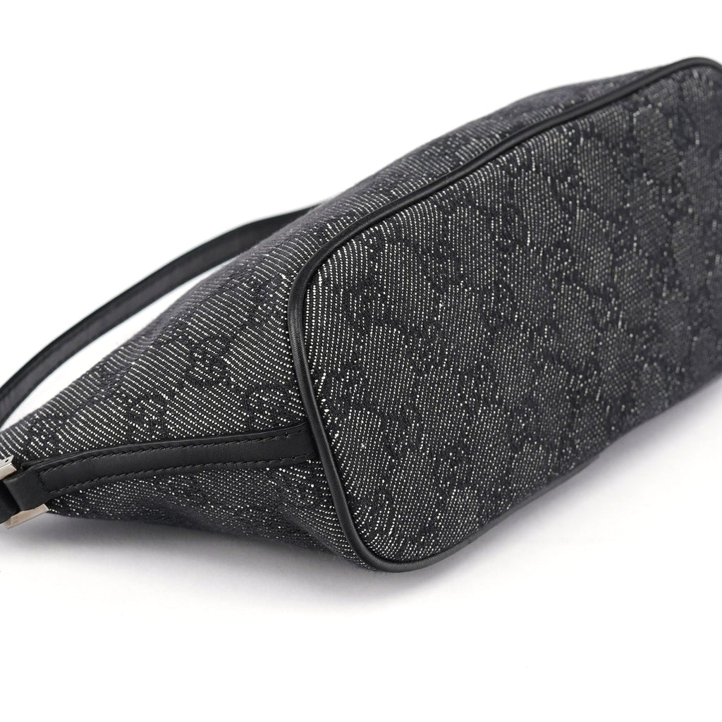 07198 Anthracite Denim GG Boat Pochette