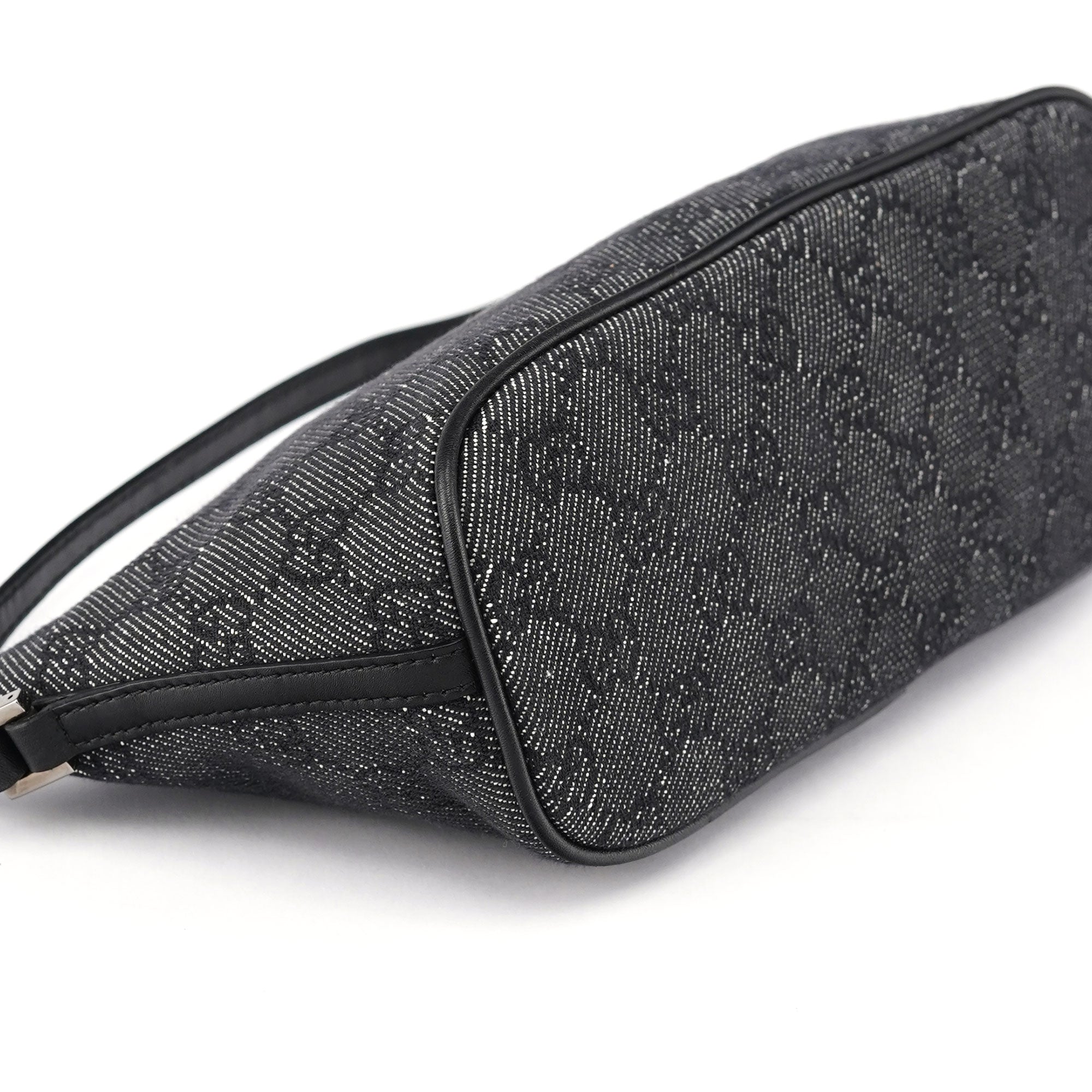 07198 Anthracite Denim GG Boat Pochette