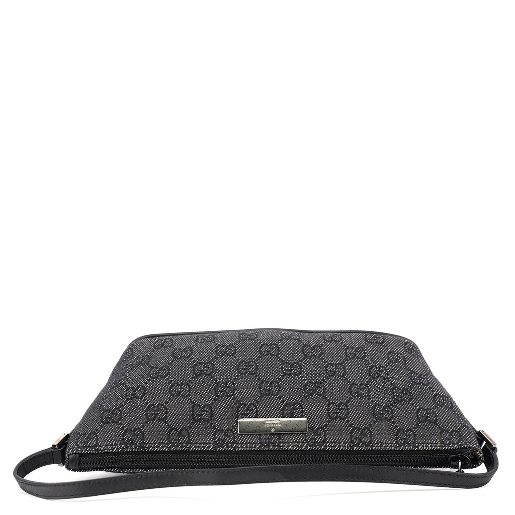 07198 Anthracite Denim GG Boat Pochette
