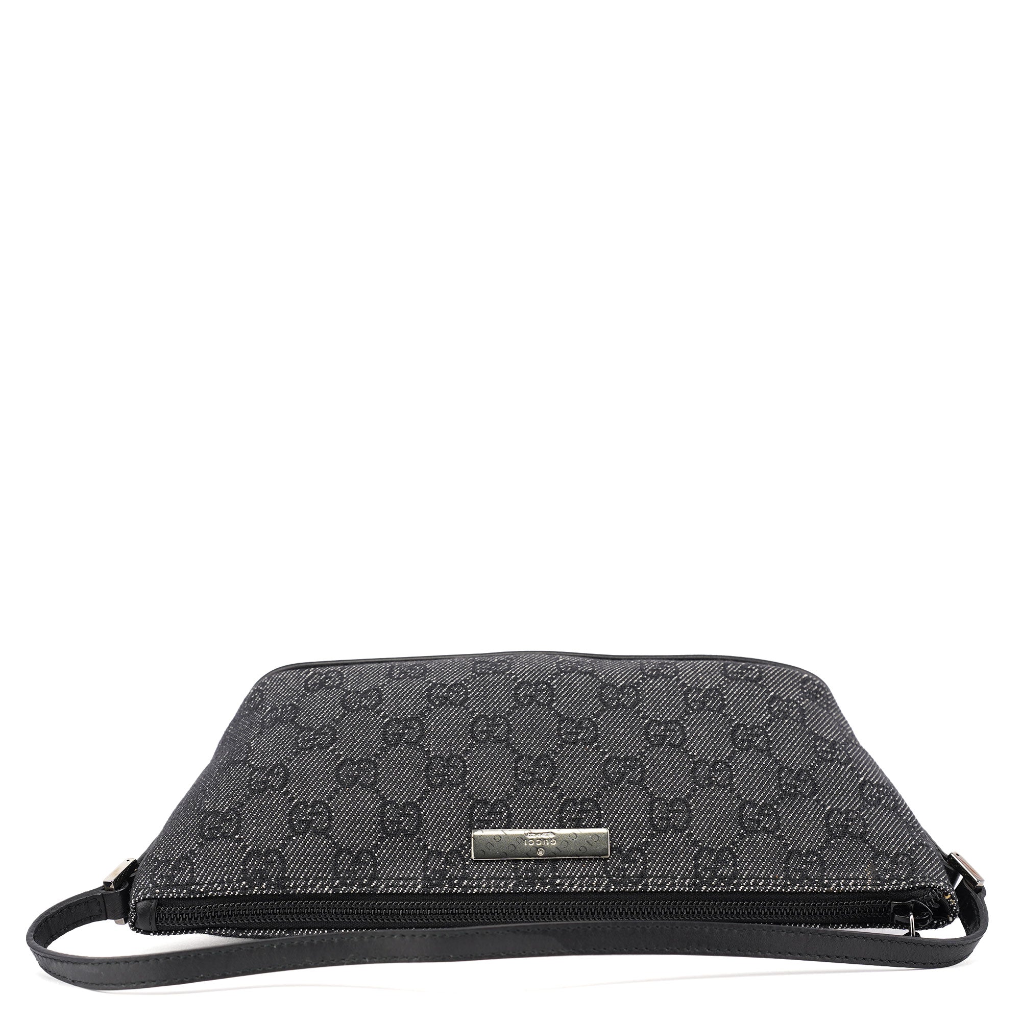 07198 Anthracite Denim GG Boat Pochette