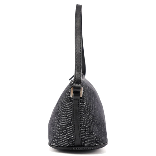 07198 Anthracite Denim GG Boat Pochette