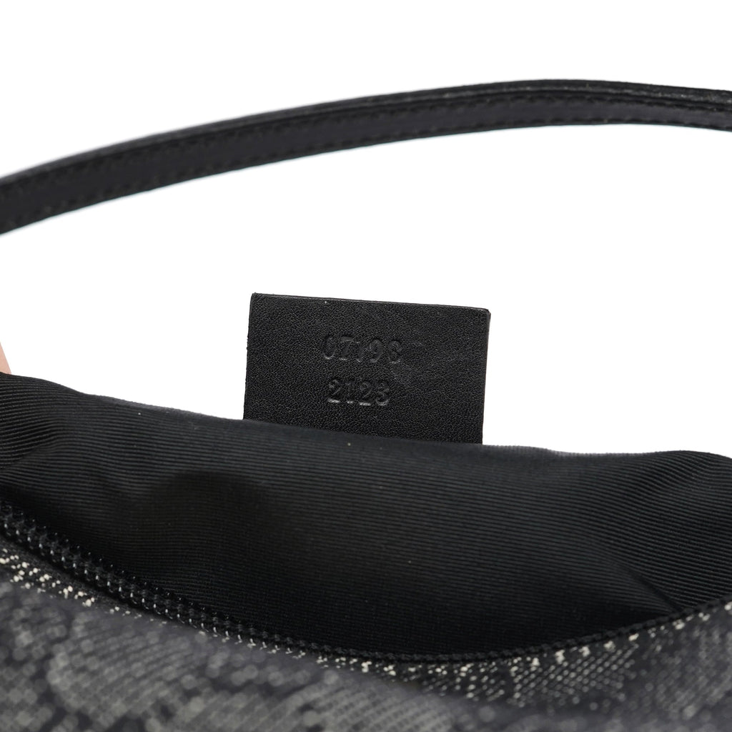 07198 Anthracite Denim GG Boat Pochette