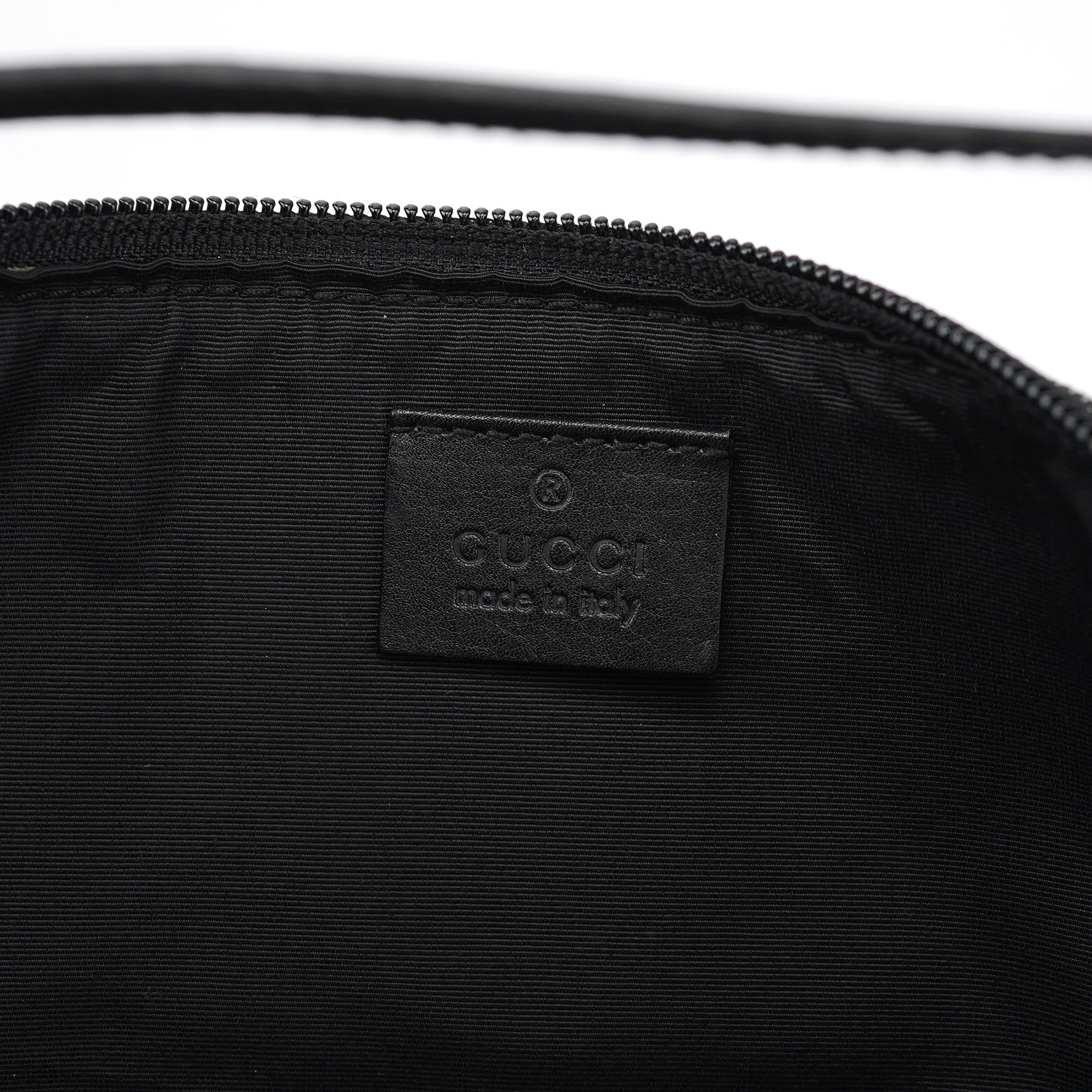 07198 Anthracite Denim GG Boat Pochette