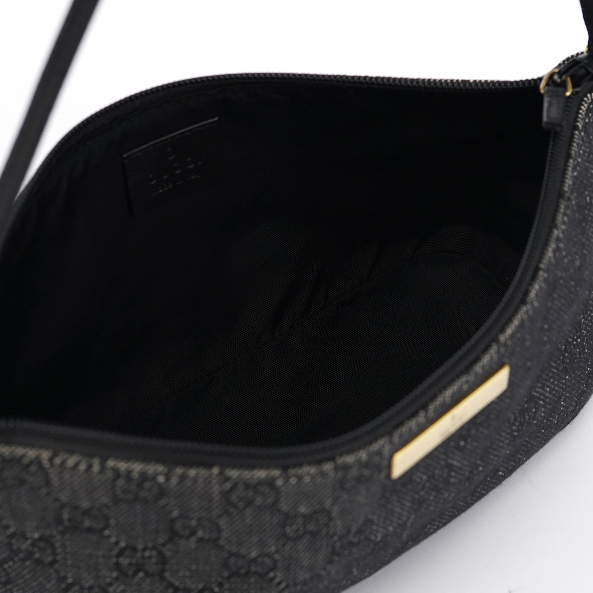 07198 Anthracite Denim GG Boat Pochette