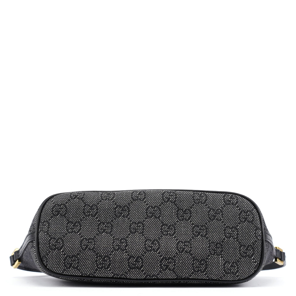 07198 Anthracite Denim GG Boat Pochette