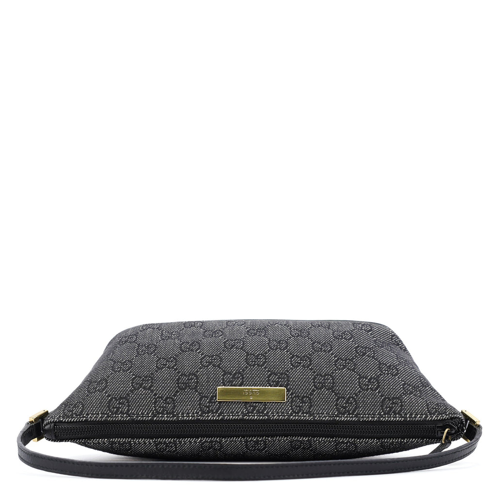 07198 Anthracite Denim GG Boat Pochette