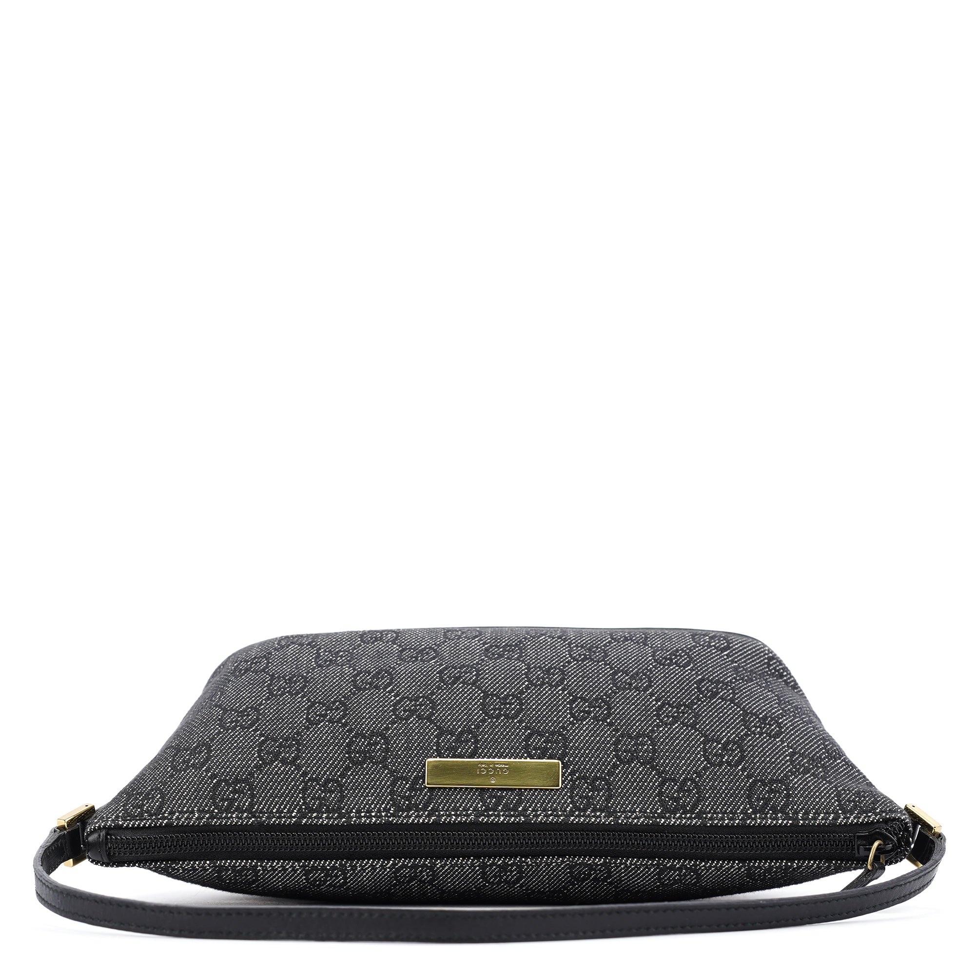 07198 Anthracite Denim GG Boat Pochette