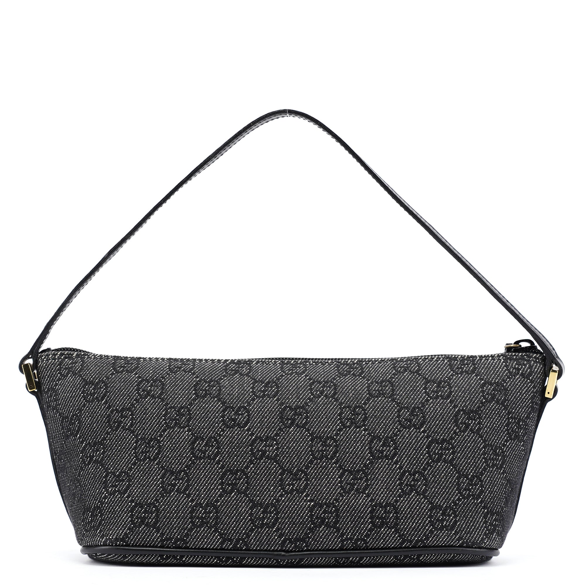 07198 Anthracite Denim GG Boat Pochette