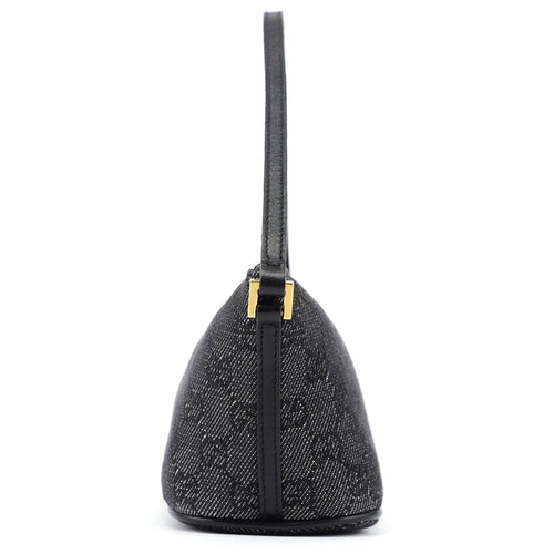 07198 Anthracite Denim GG Boat Pochette