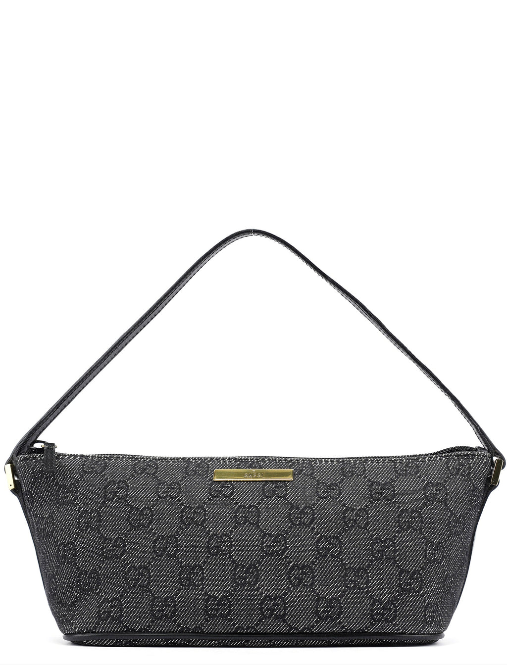 07198 Anthracite Denim GG Boat Pochette