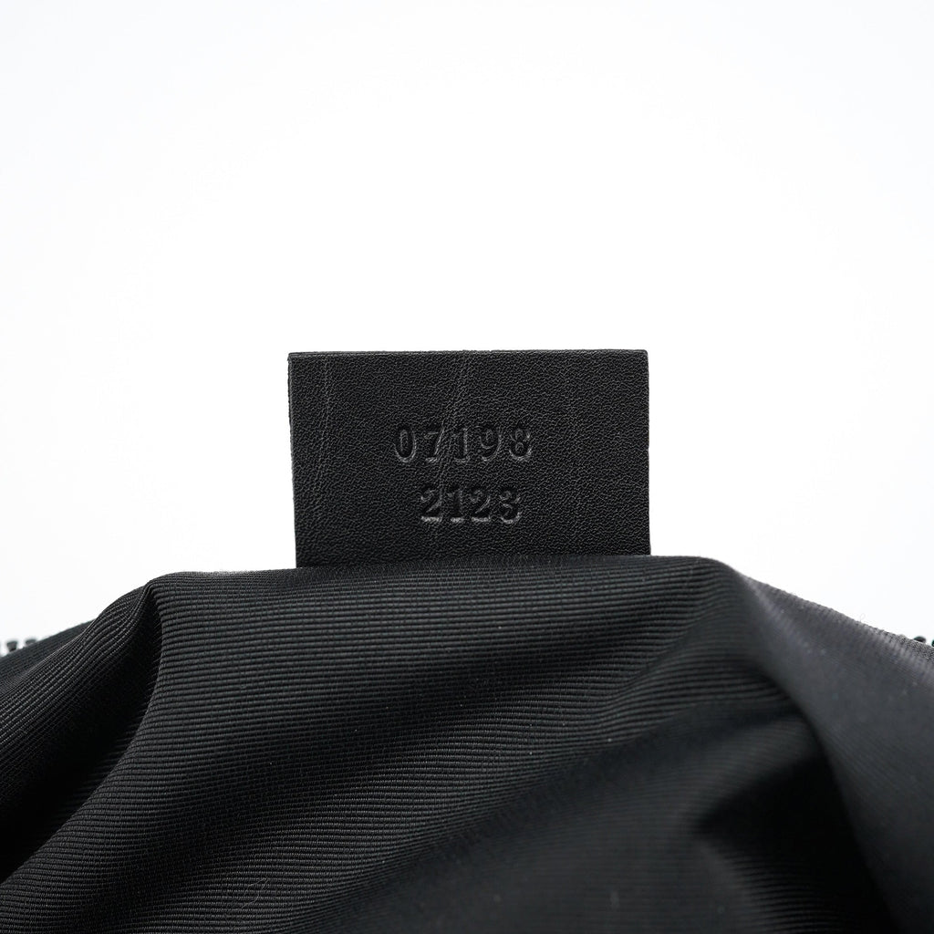 07198 Anthracite Denim GG Boat Pochette
