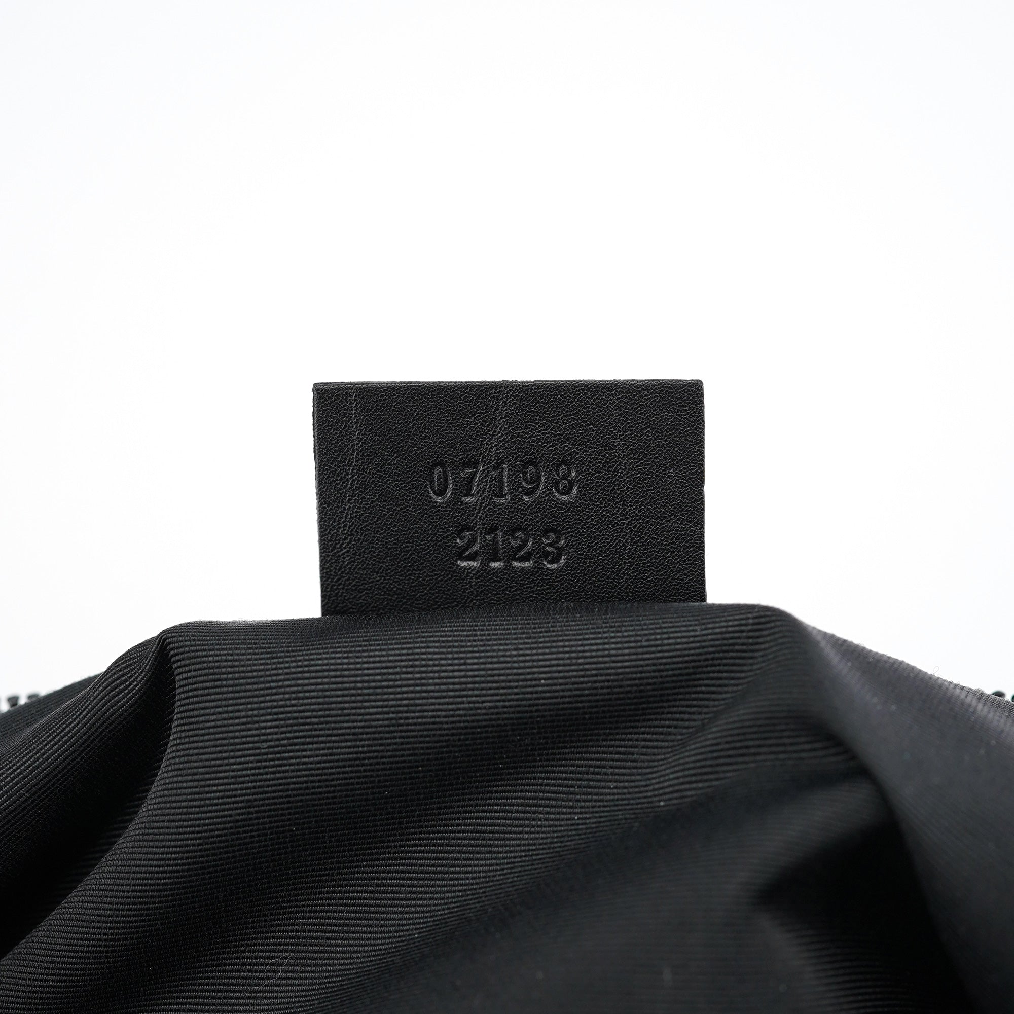 07198 Anthracite Denim GG Boat Pochette