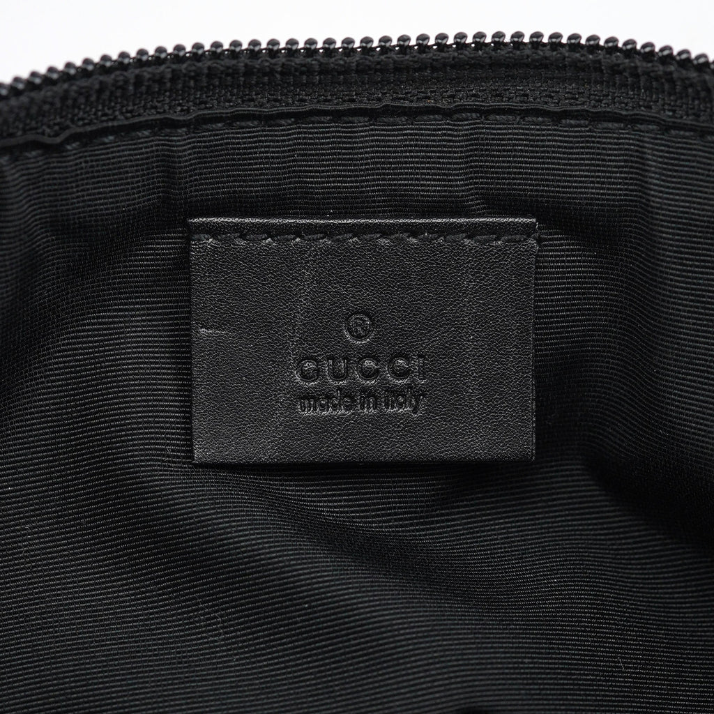 07198 Anthracite Denim GG Boat Pochette