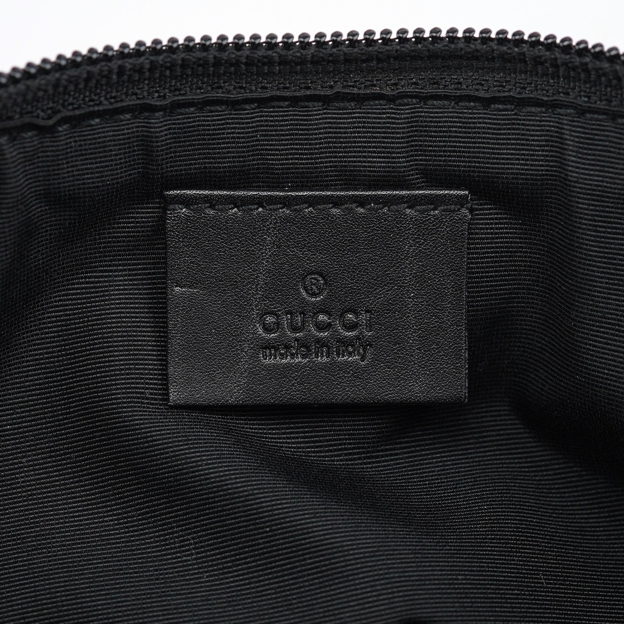 07198 Anthracite Denim GG Boat Pochette