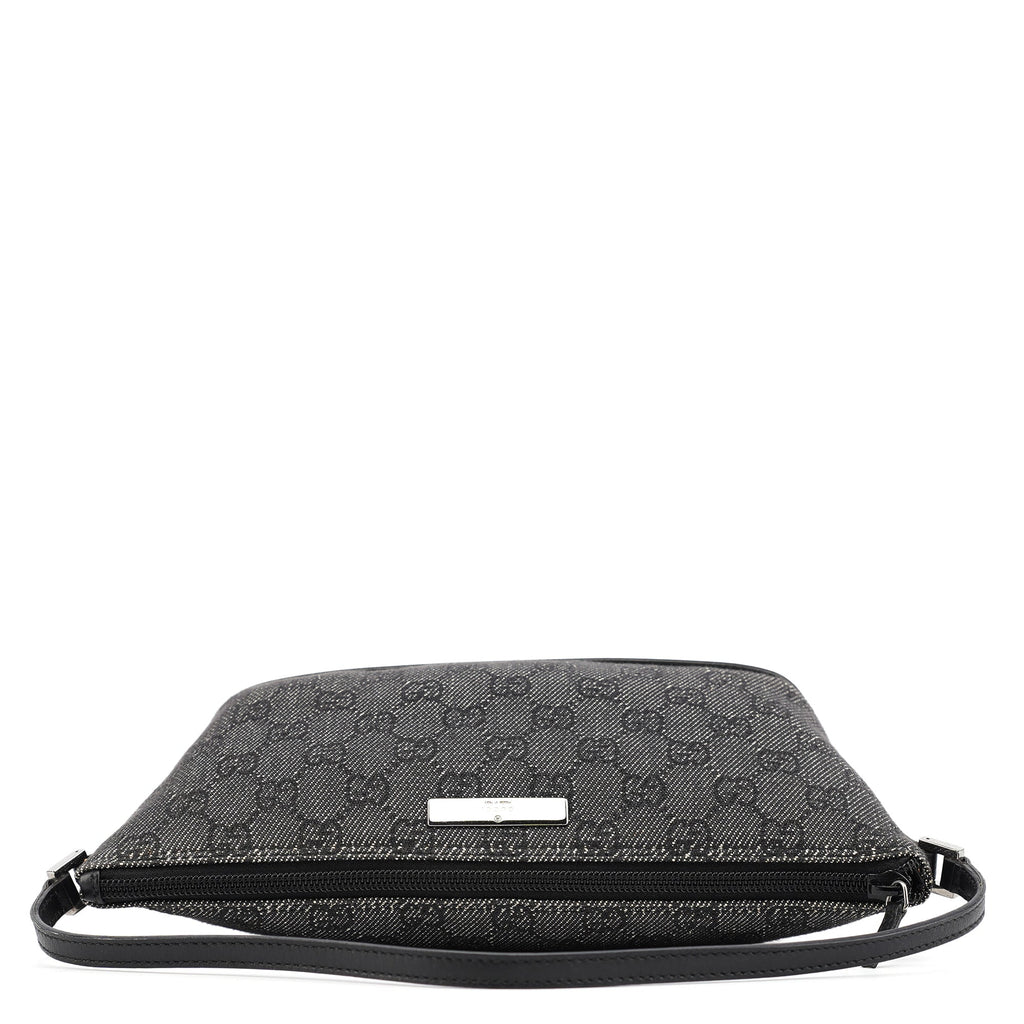 07198 Anthracite Denim GG Boat Pochette