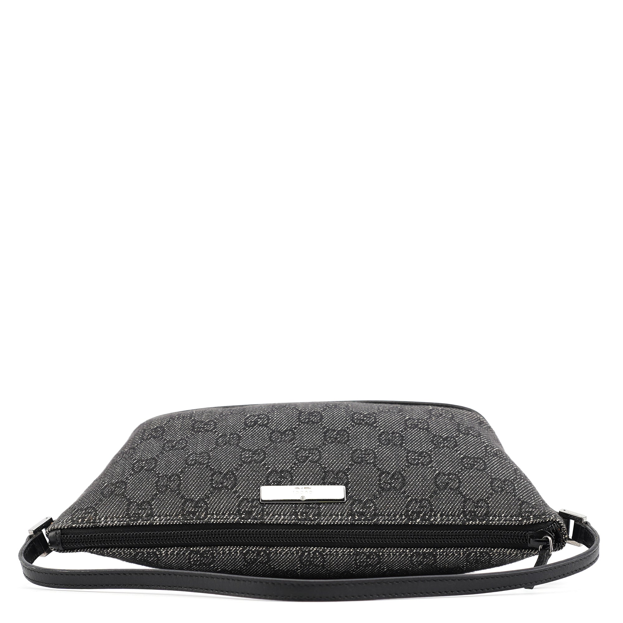 07198 Anthracite Denim GG Boat Pochette