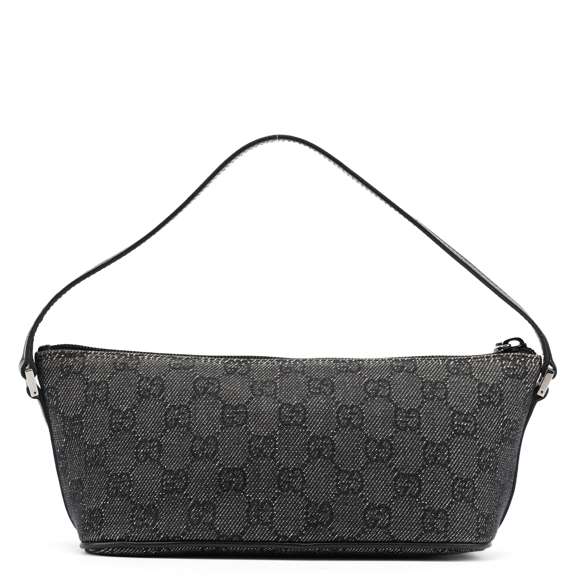 07198 Anthracite Denim GG Boat Pochette