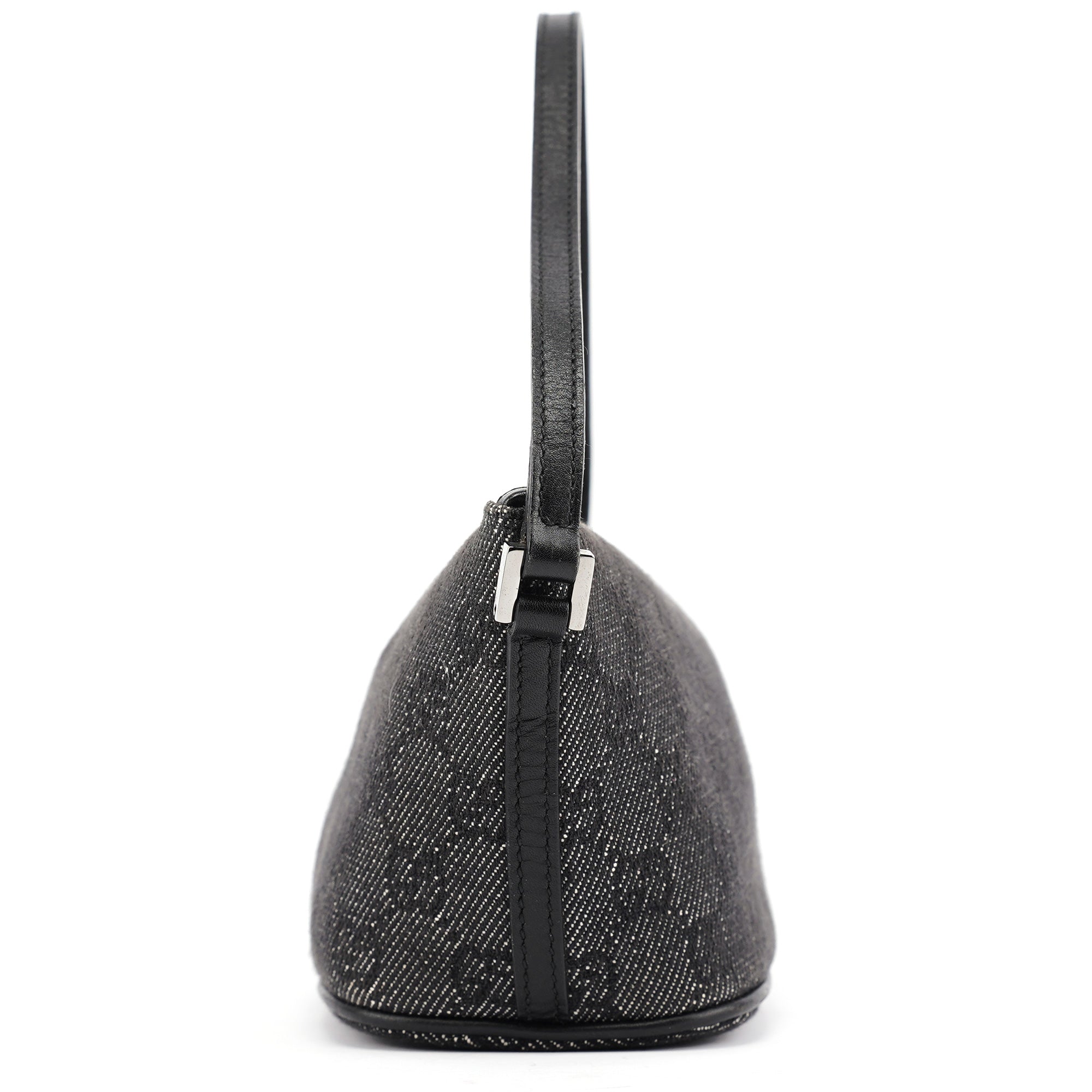 07198 Anthracite Denim GG Boat Pochette