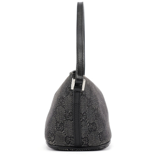 07198 Anthracite Denim GG Boat Pochette