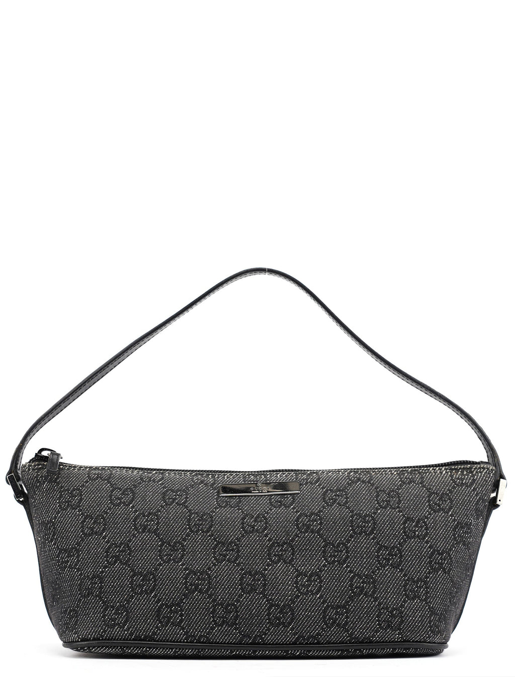 07198 Anthracite Denim GG Boat Pochette