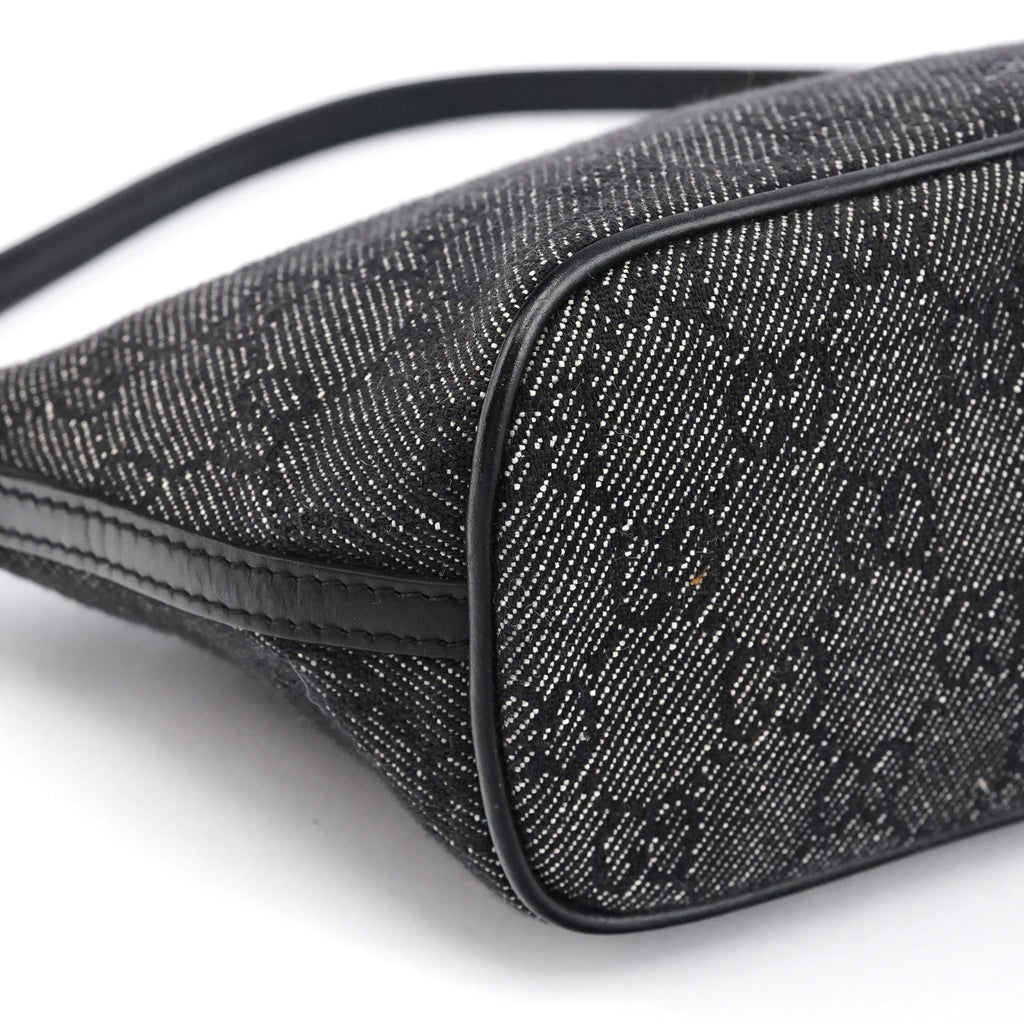 07198 Anthracite Denim GG Boat Pochette