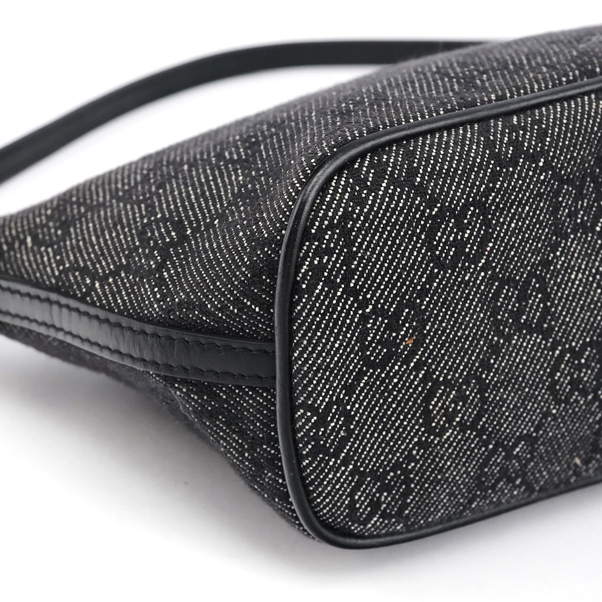 07198 Anthracite Denim GG Boat Pochette