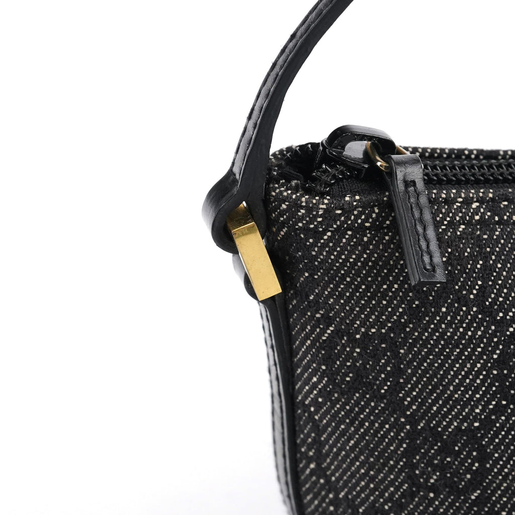 07198 Anthracite Denim GG Boat Pochette
