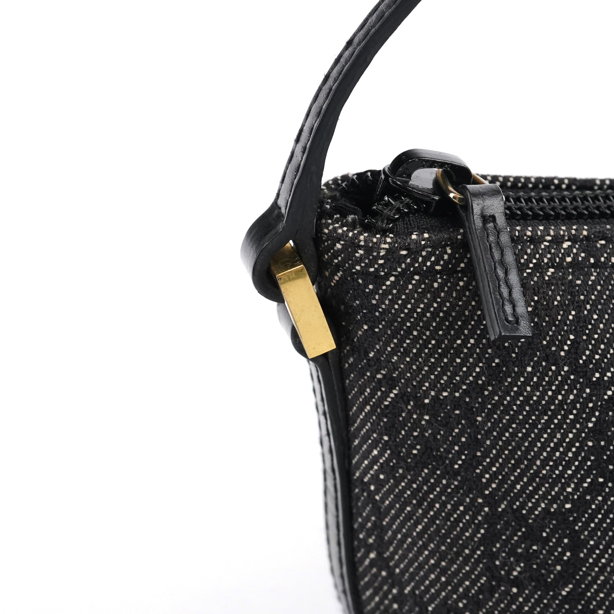 07198 Anthracite Denim GG Boat Pochette
